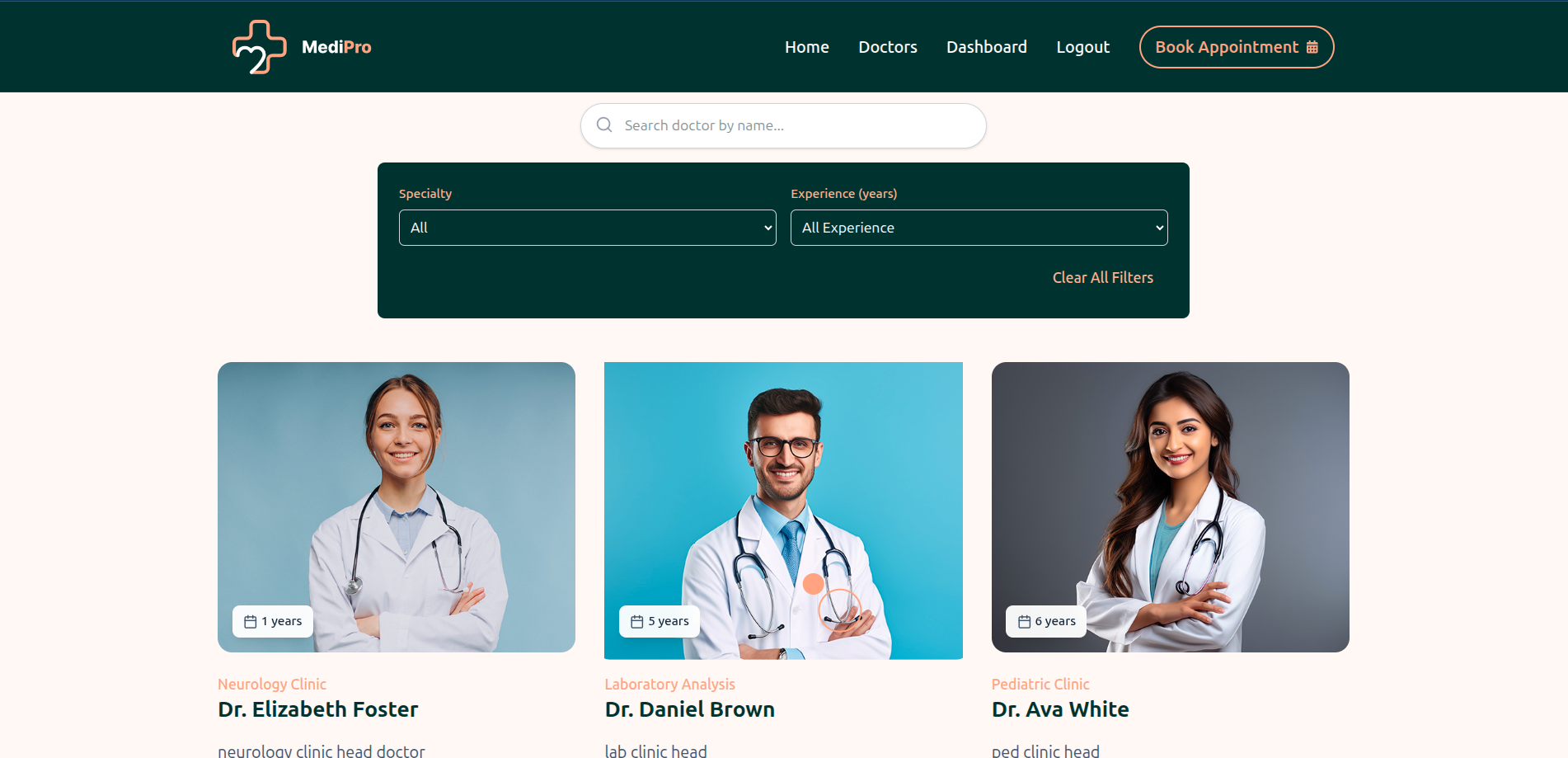 Doctors directory